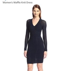 Yigal Azroel waffle knit dress